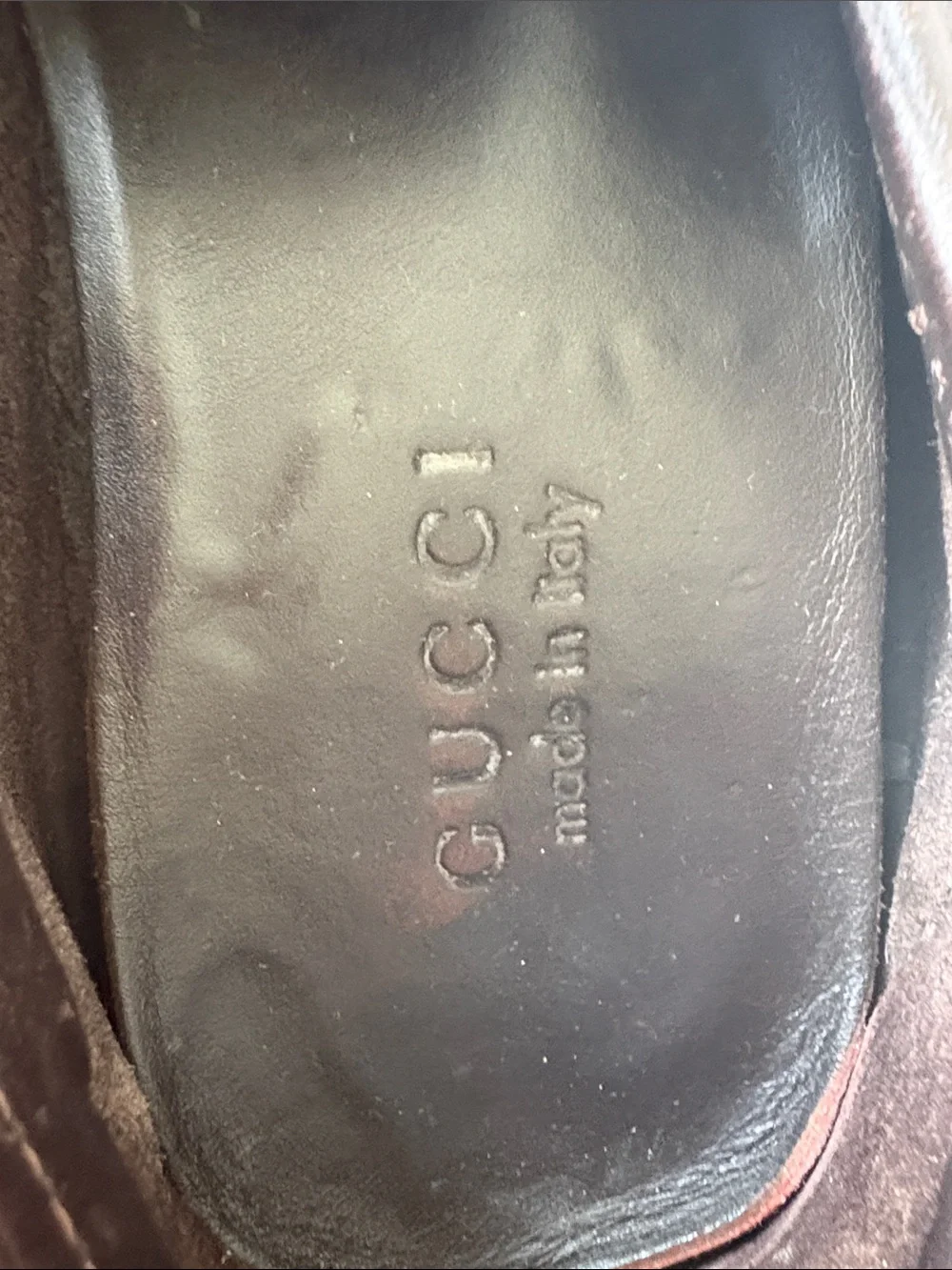 Authentic GUCCI Brown Leather Slip-On Loafers, Silver Bit Style 121502, Size 9.5 Authentic GUCCI Brown Leather Slip-On Loafers, Silver Bit  main image 4